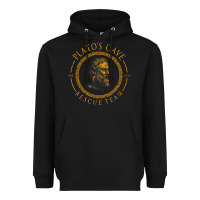 Black platos cave rescue team ancient greek philosophy p Heavyweight Hoodie - ArtChic
