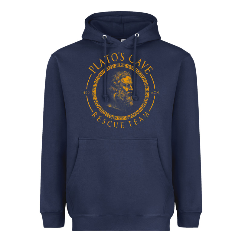 Platos Cave Rescue Team Ancient Greek Philosophy P Heavyweight Hoodie by ArtChic | Teevron