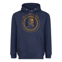 Navy platos cave rescue team ancient greek philosophy p Heavyweight Hoodie - ArtChic
