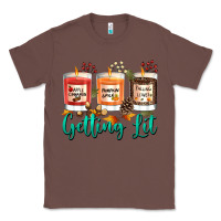 Chestnut Candles with Fall Getting Lit Classic Tee - texasbilliewilder