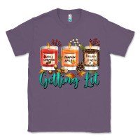 Lavender Candles with Fall Getting Lit Classic Tee - texasbilliewilder
