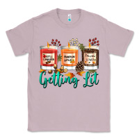 Lilac Candles with Fall Getting Lit Classic Tee - texasbilliewilder