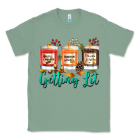 Sage Candles with Fall Getting Lit Classic Tee - texasbilliewilder
