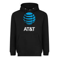 Black At&t Heavyweight Hoodie - ArtChic