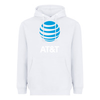 White At&t Heavyweight Hoodie - ArtChic
