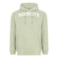 Matcha Monmouth Arch Retro University Style Heavyweight Hoodie - ArtChic