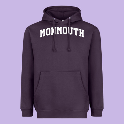 Monmouth Arch Retro University Style Heavyweight Hoodie Designed By Artchic