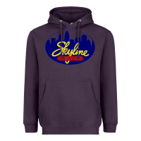 Plum skyline chili Heavyweight Hoodie - ArtChic