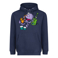 Navy squiddly diddly Heavyweight Hoodie - ArtChic