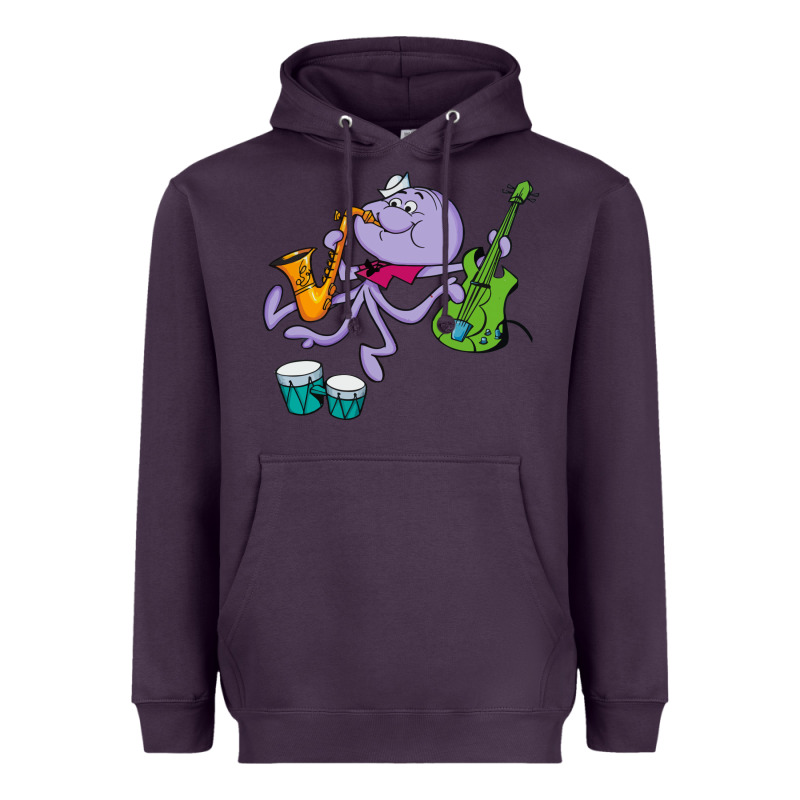 Squiddly Diddly Heavyweight Hoodie by ArtChic | Teevron