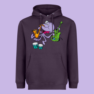 Squiddly Diddly Heavyweight Hoodie Designed By Artchic