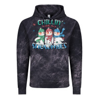 Cloud Black chillin with my snowmies Vintage Hoodie - CowGirlArtShop