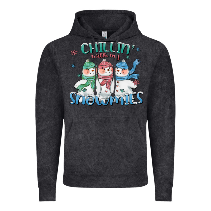 Chillin With My Snowmies Vintage Hoodie by CowGirlArtShop | Teevron