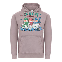 Vintage Zinc chillin with my snowmies Vintage Hoodie - CowGirlArtShop