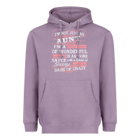 Lavender Aunt I m A Big Cup Of Wonderful Funny Aunt Gift Tee Heavyweight Hoodie - trangStudio