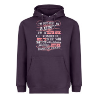 Plum Aunt I m A Big Cup Of Wonderful Funny Aunt Gift Tee Heavyweight Hoodie - trangStudio