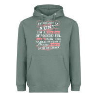 Sage Aunt I m A Big Cup Of Wonderful Funny Aunt Gift Tee Heavyweight Hoodie - trangStudio