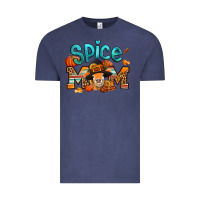 Vintage Denim thanksgiving spice mom pilgrim cow Vintage Tee - Jasminsmagicworld