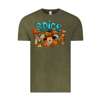 Vintage Olive thanksgiving spice mom pilgrim cow Vintage Tee - Jasminsmagicworld