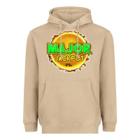 Mushroom MAJOR JACKPOT Design - Pokie Designs Heavyweight Hoodie - ArtChic