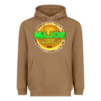 Toasted Coconut MAJOR JACKPOT Design - Pokie Designs Heavyweight Hoodie - ArtChic