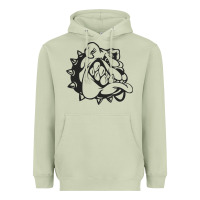 Matcha english bulldog Heavyweight Hoodie - ArtChic