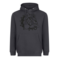 Smoke english bulldog Heavyweight Hoodie - ArtChic