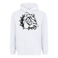 White english bulldog Heavyweight Hoodie - ArtChic