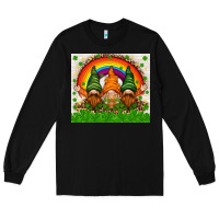 St. Patrick's Day Gnomies Tumbler Long Sleeve Tee | Teevron