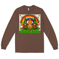 Chestnut St. Patrick's Day gnomies tumbler Long Sleeve Tee - HowdyJamesFarm