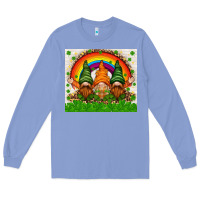 Colony Blue St. Patrick's Day gnomies tumbler Long Sleeve Tee - HowdyJamesFarm