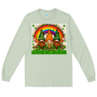 Matcha St. Patrick's Day gnomies tumbler Long Sleeve Tee - HowdyJamesFarm