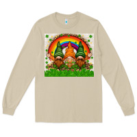 Mushroom St. Patrick's Day gnomies tumbler Long Sleeve Tee - HowdyJamesFarm