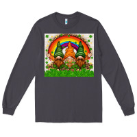 Smoke St. Patrick's Day gnomies tumbler Long Sleeve Tee - HowdyJamesFarm