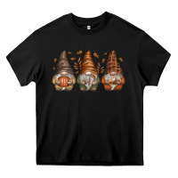 Black fall gnomes Heavy Core Tee - SublimationCraftShop