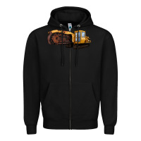 Black Thencher Chain Zipper Hoodie - LillyAllenDesigns
