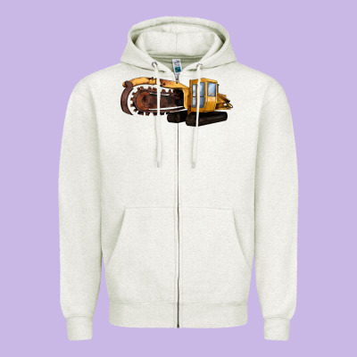 Thencher Chain Zipper Hoodie Designed By Lillyallendesigns