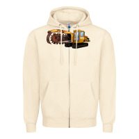 Sandshell Thencher Chain Zipper Hoodie - LillyAllenDesigns