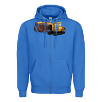 True Royal Thencher Chain Zipper Hoodie - LillyAllenDesigns