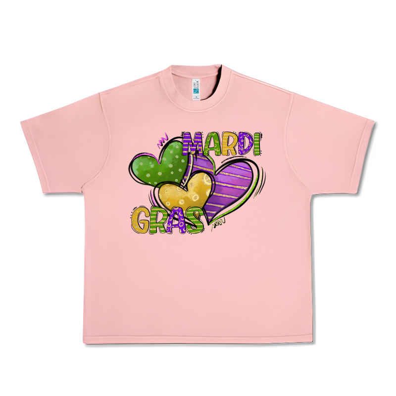 Mardi Gras Heart Urban Heavy Tee by CowGirlArtShop | Teevron