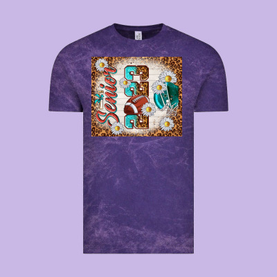 Senior 2023 Football Vintage Tee Designed By Tumblerdesignbyshophia