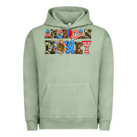 Pigment Oil Green American honey Urban Hoodie - AdoDesignShop