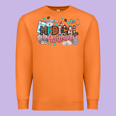 Medical Assistant Premium Sweatshirt Designed By Barkaloodesign