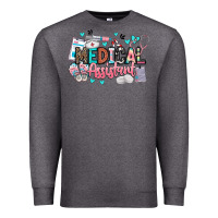 Charcoal Heather medical assistant Premium Sweatshirt - BarkalooDesign