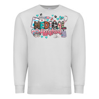 Dove Grey medical assistant Premium Sweatshirt - BarkalooDesign