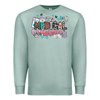 Seafoam medical assistant Premium Sweatshirt - BarkalooDesign