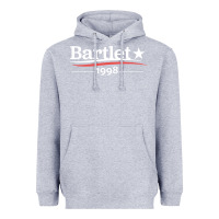 Heather Grey West Wing President Bartlet Heavyweight Hoodie - StudioElite