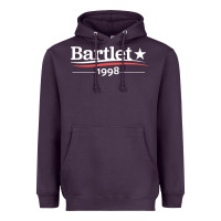 Plum West Wing President Bartlet Heavyweight Hoodie - StudioElite