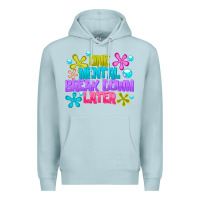 Blue Mist one mental break dowm later Premium Hoodie - CowhideDigitalArt