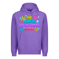 Purple one mental break dowm later Premium Hoodie - CowhideDigitalArt